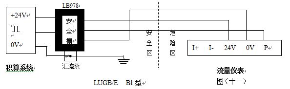 丙烯流量計防爆型配線(xiàn)圖