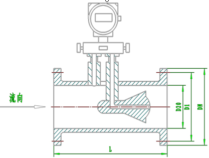 天燃氣流量計工作原理圖